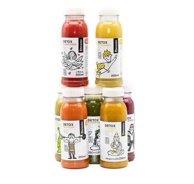 Mix de zumos detox Romantics